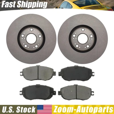 Rotores de freno de disco delanteros para Lexus LS400 1993 1994 + pastillas de freno transparentes Foto 1 de 4