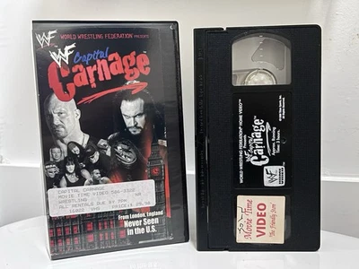 WWF Capital Carnage VHS Tape 1998 Wrestling HTF OOP Rare - Bild 1 von 4