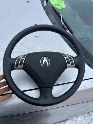 Volante Acura TSX com interruptor de controle compatível com 2004 2005 2006 2007 2008 04 05 - Imagem 1 de 4