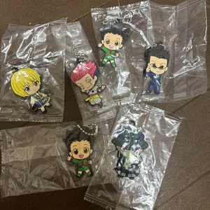 Hunter x Hunter figure rubber key chain Lot 6 set Gon mascot Japan anime m631 - Picture 1 of 3