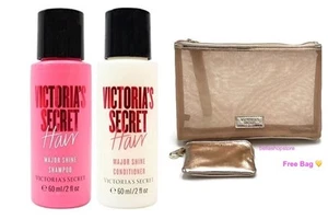 Victoria's Secret Bombshell Hair Major Shine Shampoo Conditioner 2 oz Free Bag - Picture 1 of 3