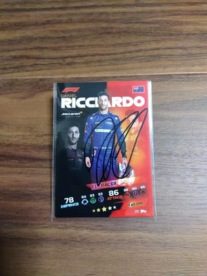 Topps Formula 1 Daniel Ricciardo Autograph Signed Trading Card F1 Collectible - Image 1 of 2