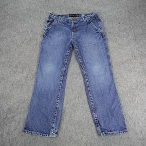 Ariat FR M4 Relaxed Boot Jeans Mens 36x32 Blue Flame Resistant Denim Carpenter - Picture 1 of 16