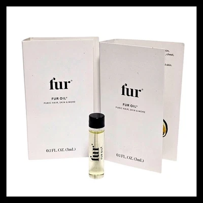 2 x fur Fur Oil mini 0.1 fl.oz. 3 ml. fewer ingrowns hair healthier skin body - Image 1 of 4