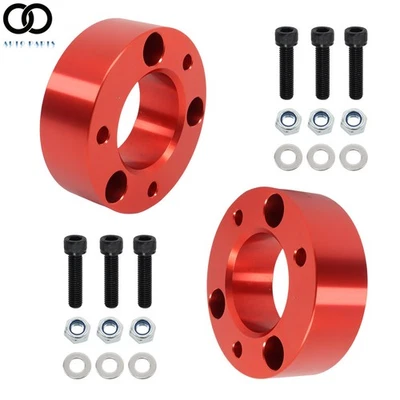 Kit elevador nivelador de suspensión delantera de 3"" rojo para Ford F150 2x2/4x4 2004/2005-2023 Foto 1 de 4