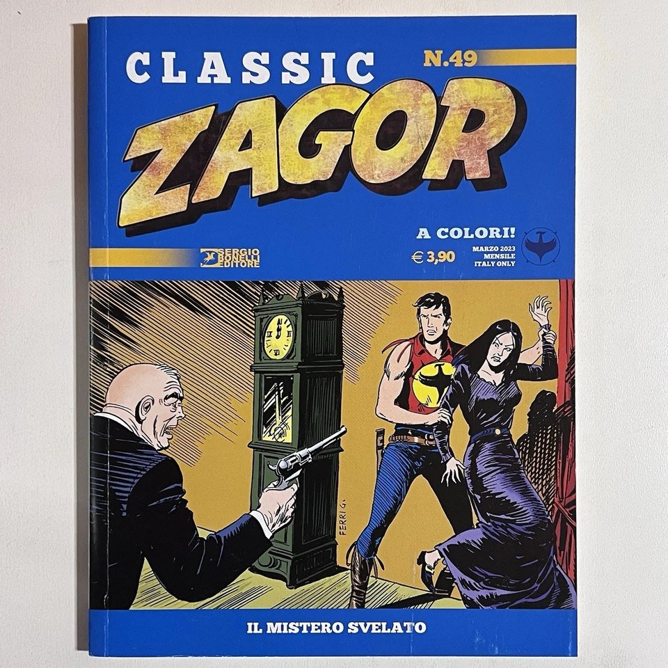 CLASSIC ZAGOR 49 IL MISTERO SVELATO FUMETTI BONELLI RISTAMPA A COLORI MARZO 2023 - Immagine 1 di 1