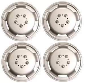 FOR FIAT DUCATO - PREMIUM 15" DEEP DISH SILVER WHEEL TRIMS SET OF 4 - Picture 1 of 1