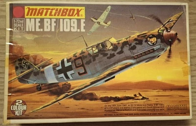 MESSERSCHMITT BF109.E 1:72 MATCHBOX Kit di montaggio - Immagine 1 di 4