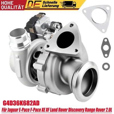 Turbolader für Jaguar E-Pace F-Pace XE XF Land Rover Discovery Range Rover 2.0L - Bild 1 von 4