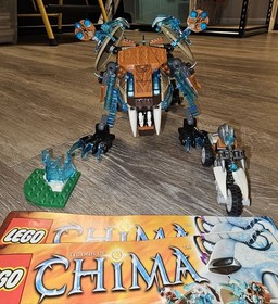 LEGO Legends of Chima Sir Fangar's Saber-Tooth Walker set 70143. NO MINIFIGURES