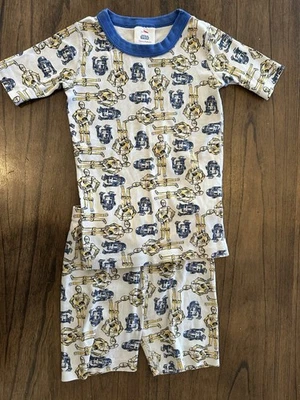 Hanna Andersson 星球大战睡衣 130 8 R2D2 C3PO 有机棉 — 第 1/4 张图片