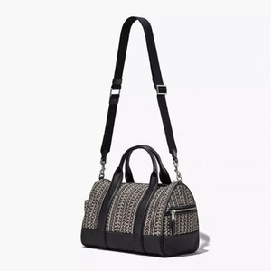 Marc Jacobs Monogram Duffle Bag Medium Boston Bag Shoulder Bag M0016493 2way - Picture 1 of 8