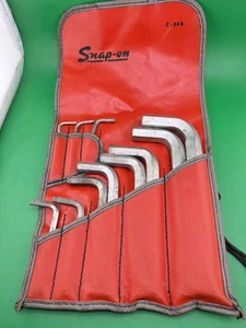 Vintage Snap-On C-84 B Large SAE Allen Wrench Set in Pouch Tools C-84B 3/4-9/64 - Bild 1 von 6