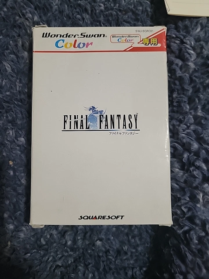 Final Fantasy I,  Wonderswan Color WSC Import - Complete in Box CIB - Image 1 of 1