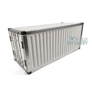 TOUCANRC Unpainted Model 20ft Container Box 1/14 Semi Trailer Tractor Truck DIY - Picture 1 of 4