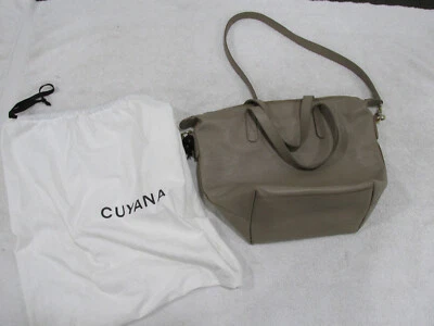 CUYANA Soft Leather Light Brown Purse -Bag Shoulder-Dble Straps-Cross Body - Image 1 of 4
