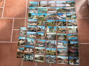 LOT OF 48 OLD COLOR POSTCARDS MACHINES OLD POSTCARD - Picture 1 of 12