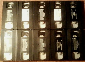 Lot of 10 ANIMATED CHILDREN'S VHS Tapes - Little Mermaid 1 & 2  Barbie  Elmo + - Picture 1 of 1
