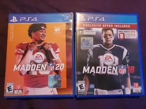 Madden NFL 20 & Madden NFL 18 - PlayStation 4 Lot - Bild 1 von 4