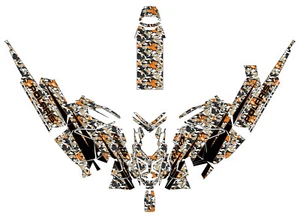 2022+ Matryx Pro RMK Khaos SNOWMOBILE SLED WRAP GRAPHIC KIT DECALS - Picture 1 of 2