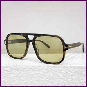 Vintage klassische Marke Designer Doppelsteg quadratische Sonnenbrille Damen für Herren. - Bild 1 von 33