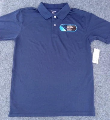 Camisa Chicos Nueva George Azul Marino XL 14-16 Extra Grande Corto Slv Polo NUEVAS ETIQUETAS J101 Foto 1 de 4