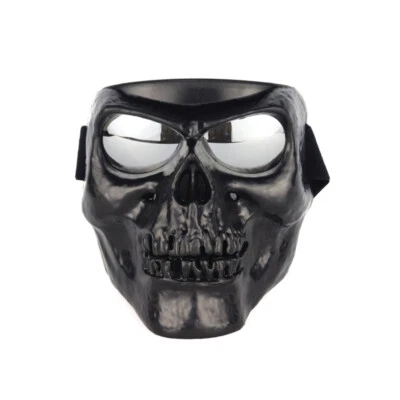 Tactical Protective Shield Full Face Mask Skull Safety Paintball Airsoft Goggles - Image 1 of 4