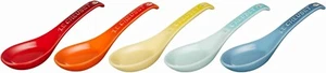 Le Creuset  Neo Renge Chinese Spoon Stoneware Rainbow  color 5 Set from Japan. - Picture 1 of 5