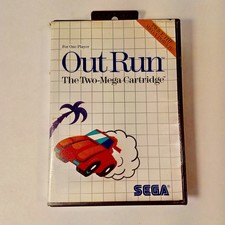Sega OutRun Out Run Two Mega Cartridge In Box Vintage Video Game