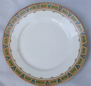 Wm Guein LIMOGES FRANCE DINNER PLATE 9 3/4 " RoYalty PATTERN - Picture 1 of 3