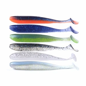 6pcs 10cm 5.4g Leurre Souple Petit Coulant Pêche Poisson Nageur - Photo 1/14