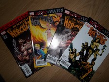 Incredible Hercules Love and War #121,123,125,126  2008/009 Marvel Comics Lot
