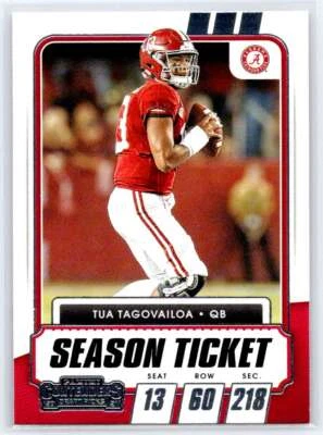 2021 Panini Contenders Draft Picks #25 Tua Tagovailoa - Image 1 of 2