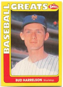 1991 Swell Baseball Greats  Baseball #38  Bud Harrelson New York Mets
