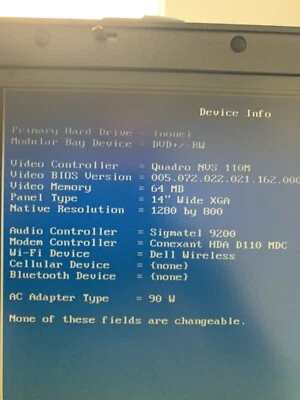 4 LOT Dell Latitude Laptops Various Models -  No OS/No HDD - READ - Image 1 of 4