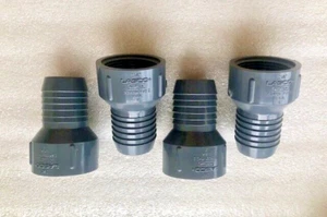 Lot of 4 ~ Lasco 1-1/4" Insert Female Adapter Spear Schedule 80 PVC ~ SHIPS FREE - Picture 1 of 4