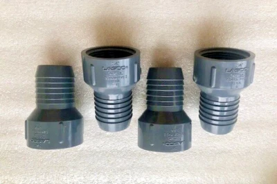 Lot of 4 ~ Lasco 1-1/4" Insert Female Adapter Spear Schedule 80 PVC ~ SHIPS FREE - Image 1 of 4