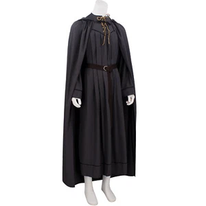 The Lord of the Rings Cosplay Gandalf Costume Sorcerer Uniform Cloak Hat  - Picture 1 of 9