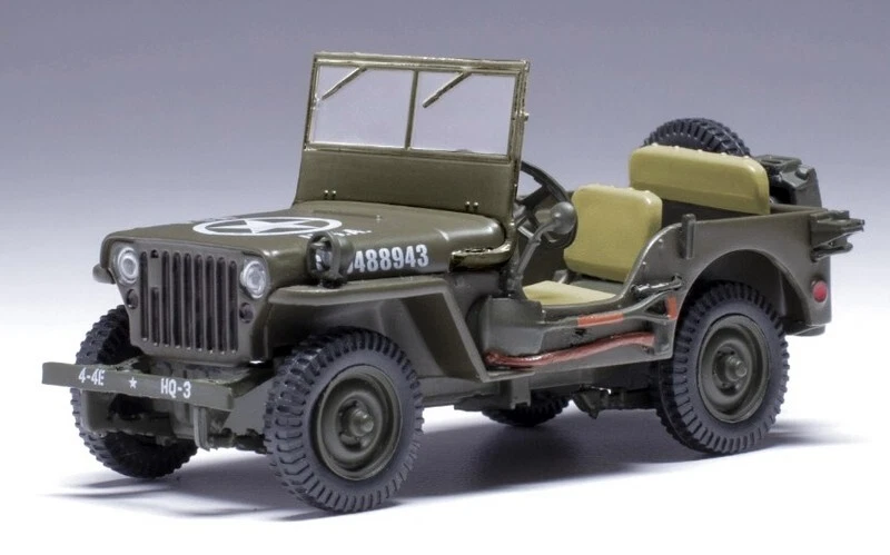 Jeep Willys MB 1943 Olive 1:43 IXO CLC567 - Immagine 1 di 1