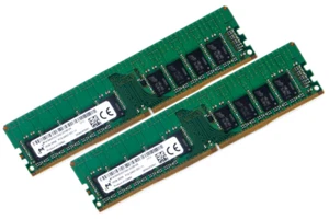 Samsung 2x 16GB 32GB DDR4 ECC RAM UDIMM 2400 MHz f. Microserver PC4-2400T-E - Afbeelding 1 van 1