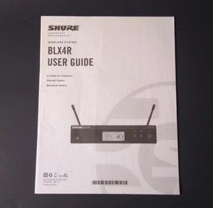 Sistema de micrófono inalámbrico Shure BLX4R manual del propietario guía de instrucciones, 2015 - Imagen 1 de 5