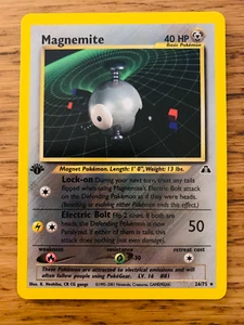 1. Auflage Magnemit (26/75) seltenes Neo Discovery Set Pokémonkarte! KOSTENLOSES P&P! - Bild 1 von 15