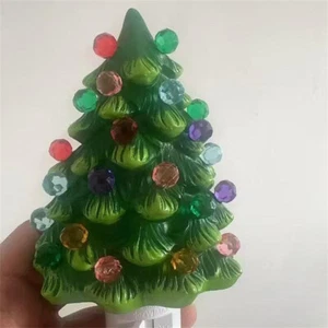 Elektrische Harz Weihnachtsbaumwand Hängende Licht Nacht Nacht Licht - Afbeelding 1 van 7