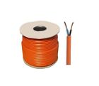 2 Core Orange Flexible 5 Metre Mains Cable 3182y 1.5mm Strimmer Lawn Mower 5M
