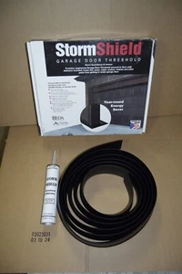 Neu! Sturmschild Garagentor Schwelle Wetterdichtung 16 Fuß mit selbstklebender Abdichtung - Bild 1 von 10