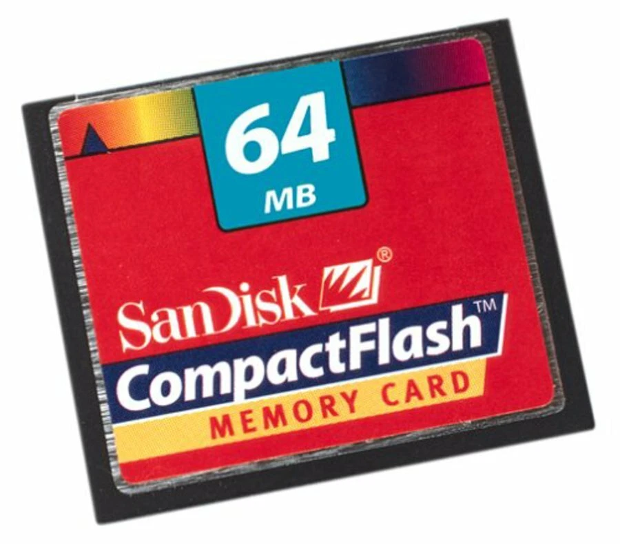 SanDisk 64 MB Compact Flash Card (SDCFB-64-455) - Image 1 of 1