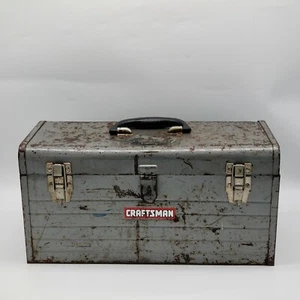 Vintage Sears Craftsman 6500 Tool Box w/ Red Tote Tray  - Picture 1 of 6