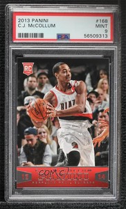 2013-14 Panini CJ McCollum #168 PSA 9 MINT Rookie RC