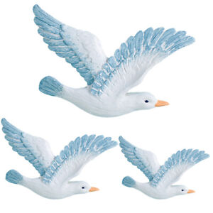 Resin Sea Birds Wall Figurines Hanging Statue Decoration-SP