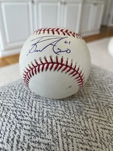 Cincinnati Reds Autographed Baseball Bronson Arroyo #61 - Picture 1 of 2